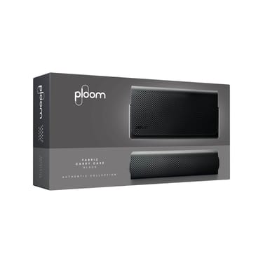 Ploom X Advanced fabric carry case black packaging