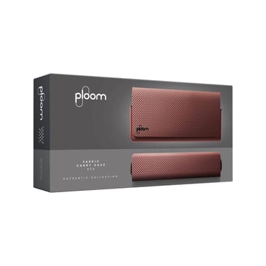 Ploom X Advanced fabric carry case red packaging