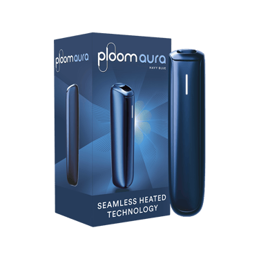Ploom AURA Navy Blue box with device