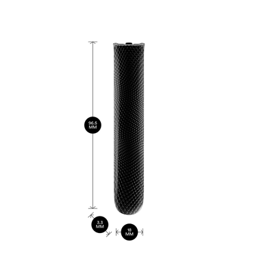 Ploom AURA Front Panel - Jet Black Augmented Pattern