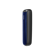 Side view of Ploom AURA front panel accessory in Navy Blue Augmented Pattern color.