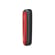 Side view of Ploom AURA front panel accessory in Lava Red color.