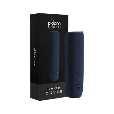 Ploom AURA Back Cover Navy Blue pack
