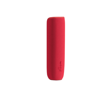 Lava Red Ploom AURA Back Cover right view.
