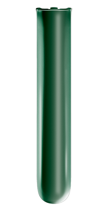 Front-facing view of Ploom AURA front panel in Amazon Green color.
