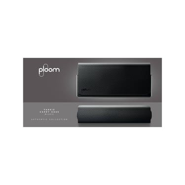 Ploom X Advanced fabric carry case black packaging