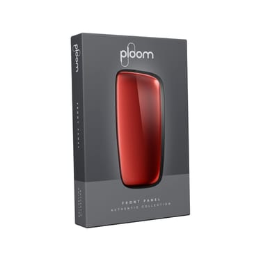 Ploom X Advanced front panel lave red packaging