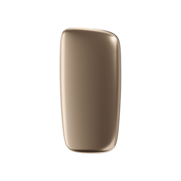 Ploom X Advanced front panel champagne gold front facing