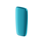 Ploom X Advanced front panel ocean blue right angle