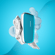 Ploom X Advanced front panel ocean blue texture