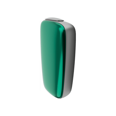 Ploom X Advanced front panel Amazon Green side facing
