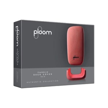 ploom x fabric back panel red