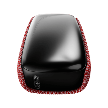 ploom x fabric back panel red