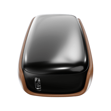 Ploom X Advanced leather back cover brown extra shot