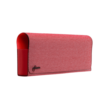 Ploom X Advanced fabric carry case red closed lateral