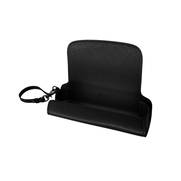 Lateral view of a Jet Black Solo Carry Case alone