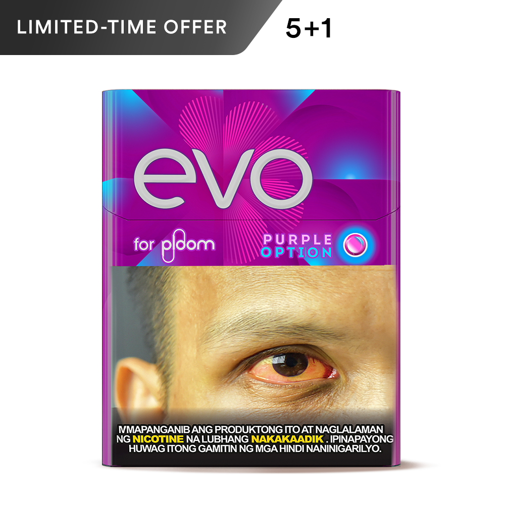EVO for Ploom Purple Option Sticks 5+1 Promo