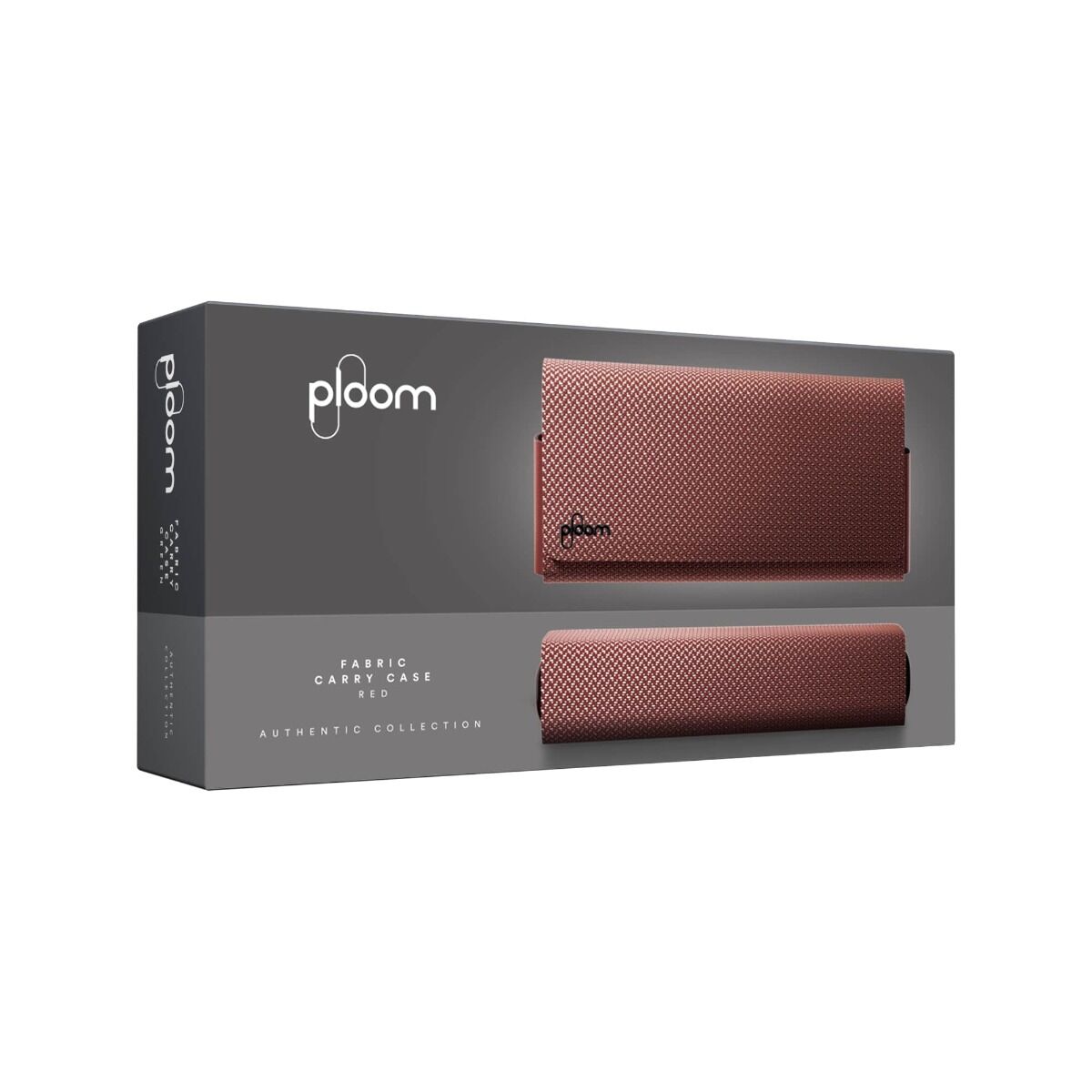 Ploom X Advanced fabric carry case red packaging
