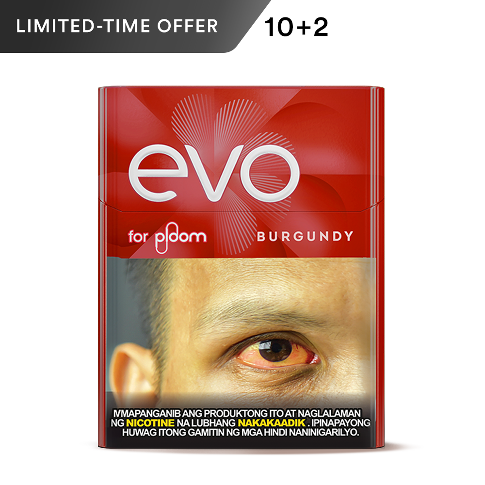 EVO for Ploom Burgundy Sticks 10+2 Promo