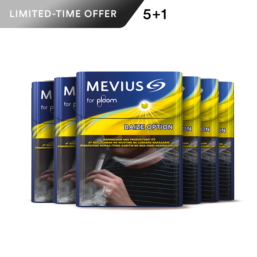 Mevius for Ploom 5 Packs + 1 Packs Sticks Option