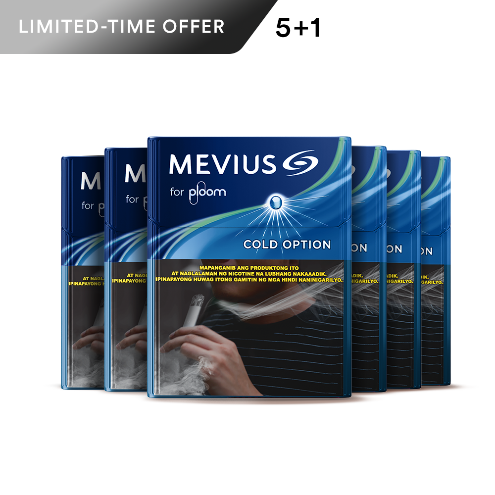 Mevius for Ploom 5 Packs + 1 Packs Sticks Option