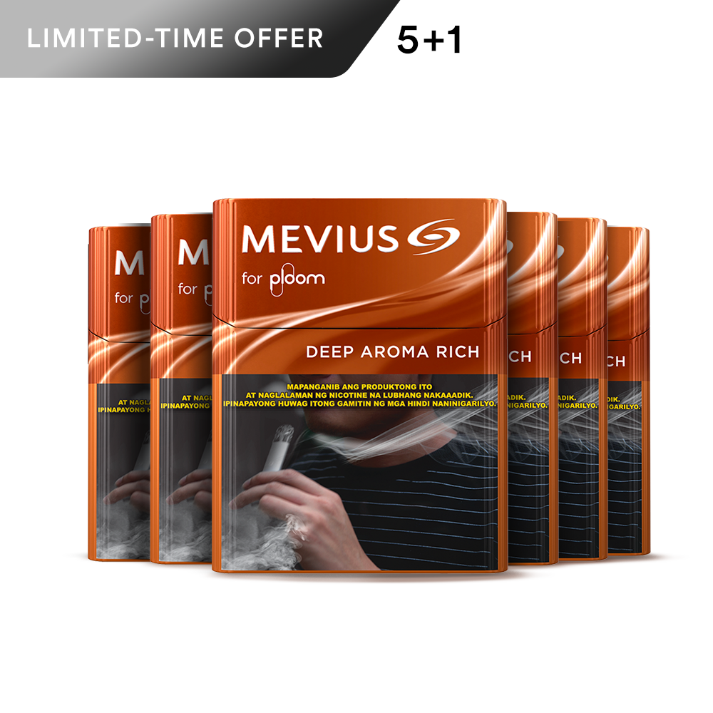 Mevius for Ploom 5 Packs + 1 Packs Sticks Option