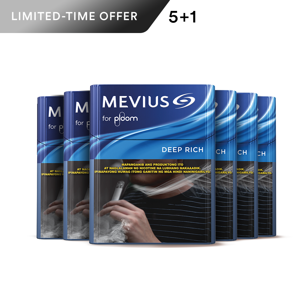 Mevius for Ploom 5 Packs + 1 Packs Sticks Option