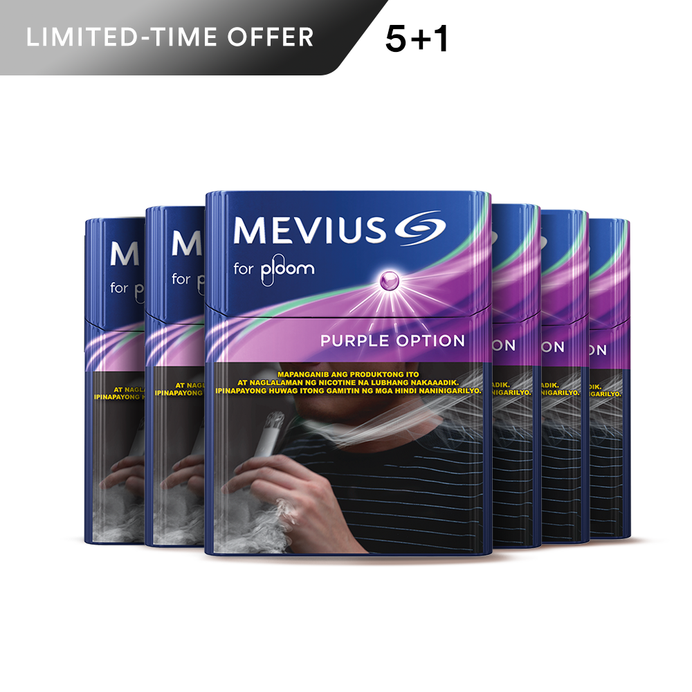 Mevius for Ploom 5 Packs + 1 Packs Sticks Option