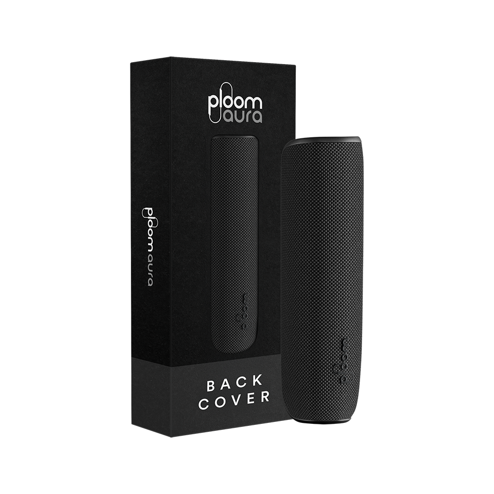 Ploom AURA Back Cover Jet Black pack
