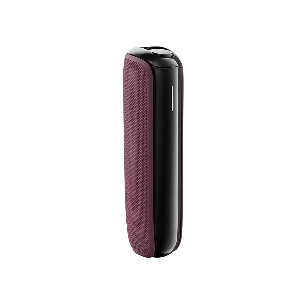 Dark Orchid Back Cover for Ploom AURA on device
