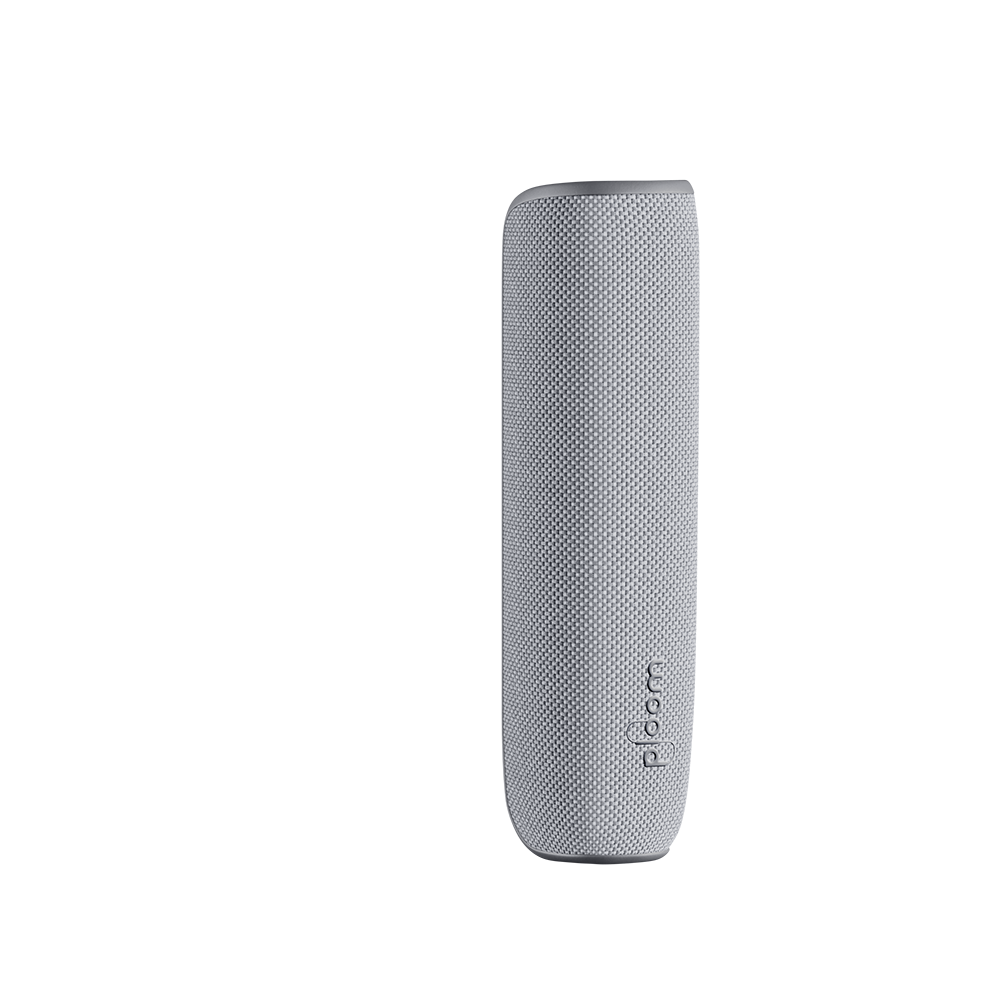 Lunar Silver Ploom AURA Back Cover right view.
