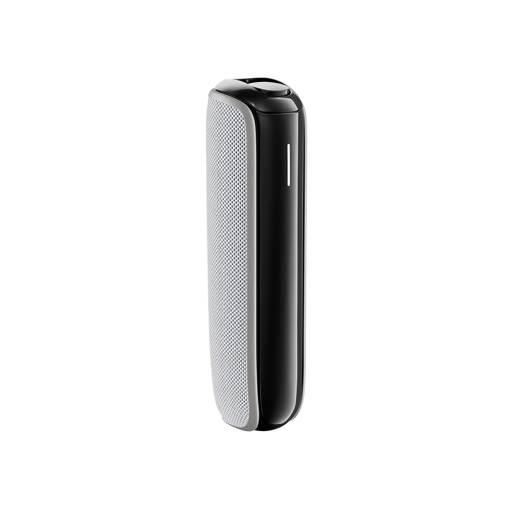 Lunar Silver Back Cover for Ploom AURA on device
