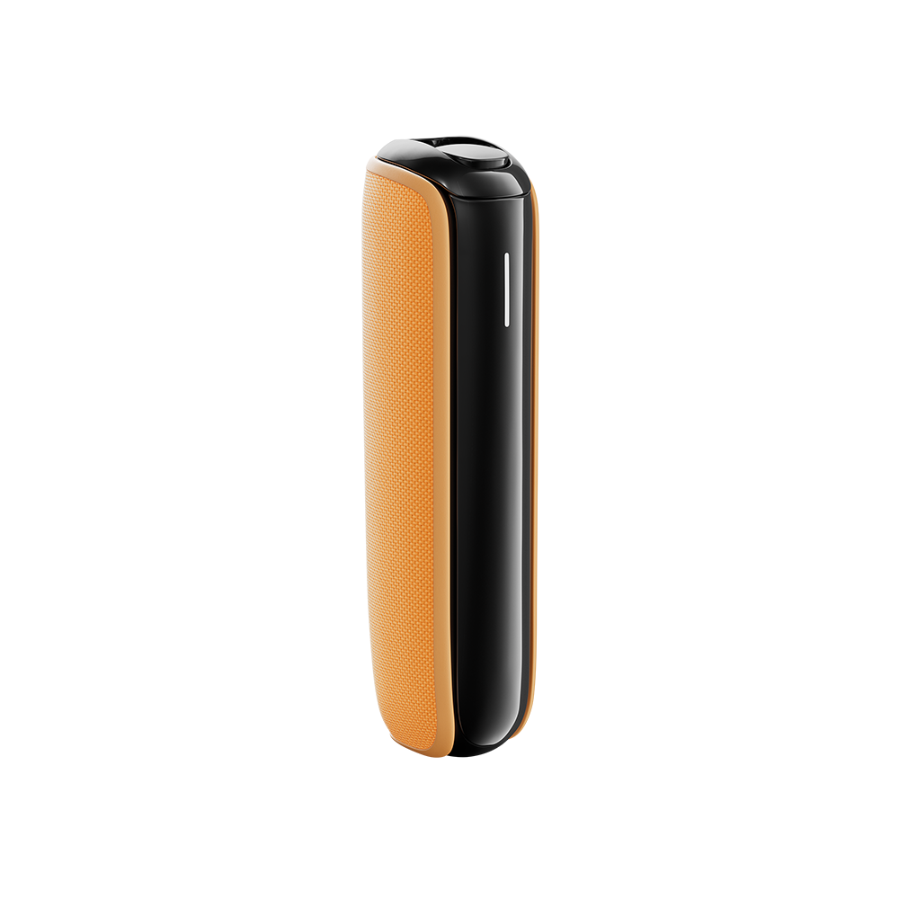 Mango Sorbet Back Cover for Ploom AURA on device
