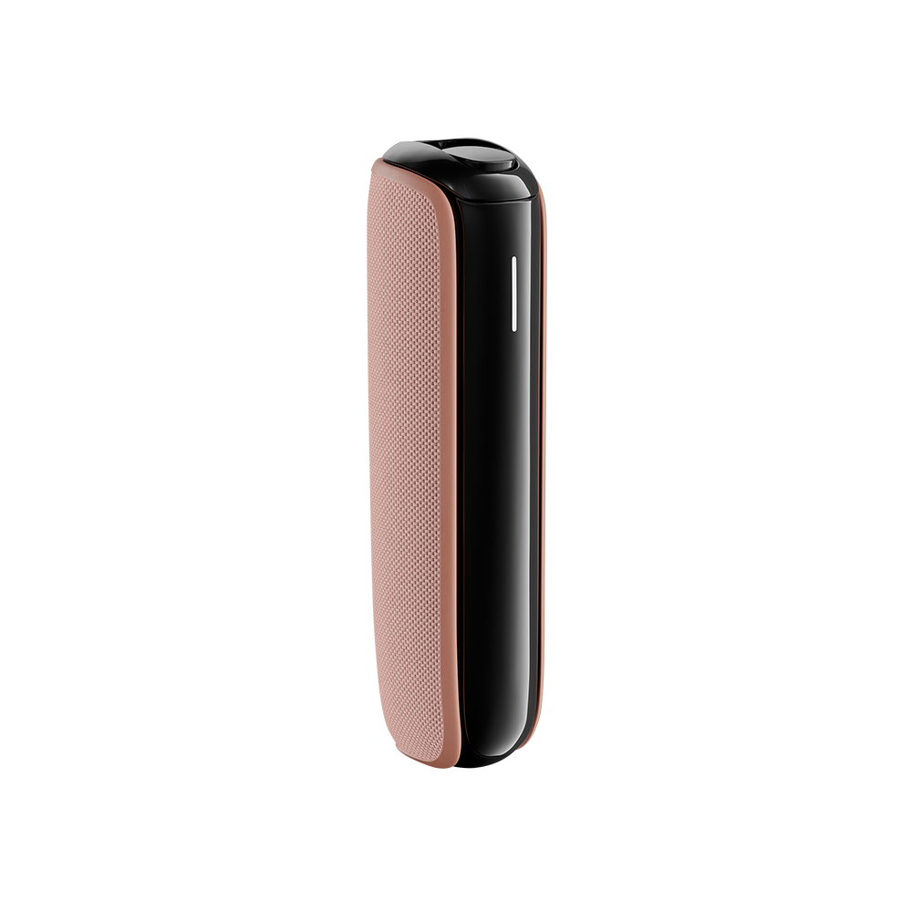Rose Gold Back Cover for Ploom AURA on device
