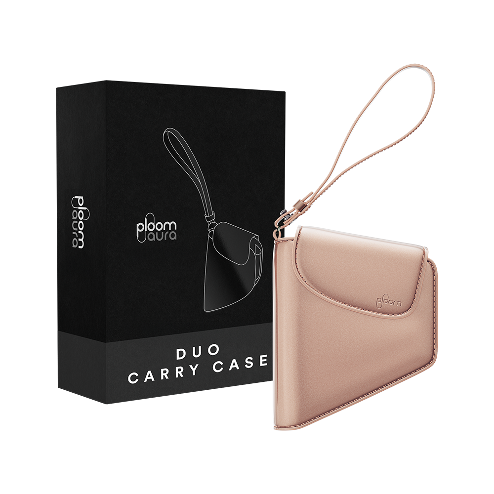 Ploom AURA Duo Carry Case Rose Gold pack
