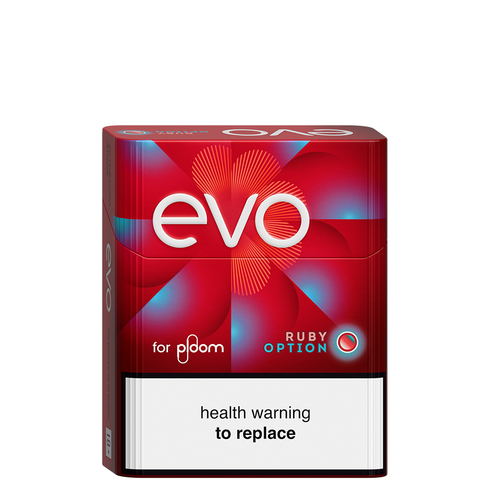 Ploom EVO Sticks Ruby Option attributes: Intensity noted 3/5