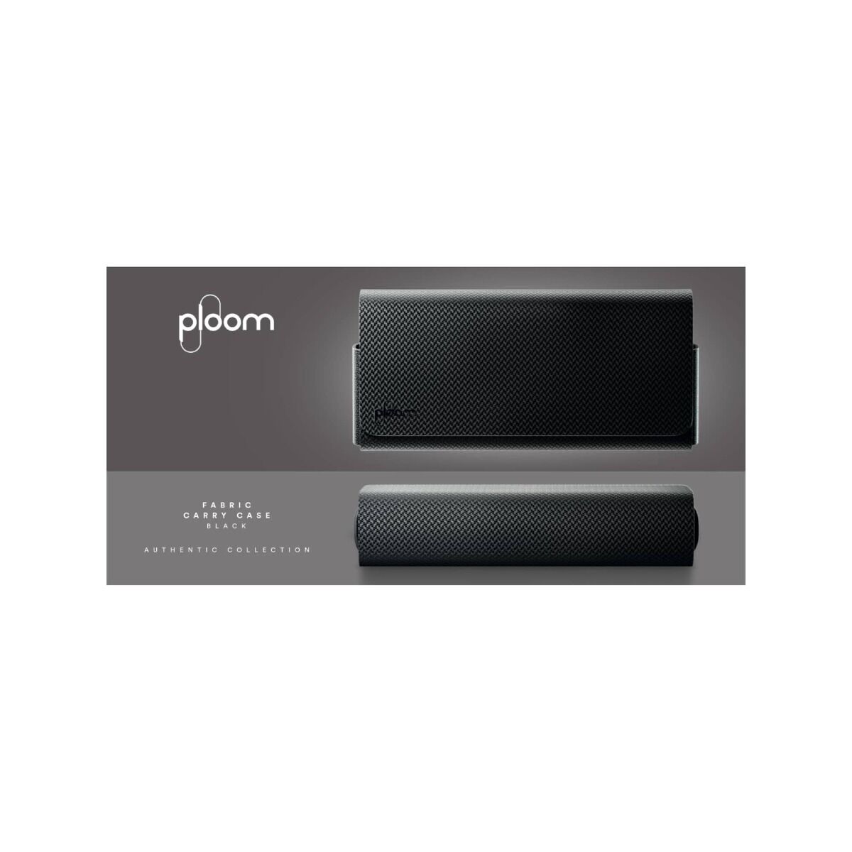 Ploom X Advanced fabric carry case black packaging
