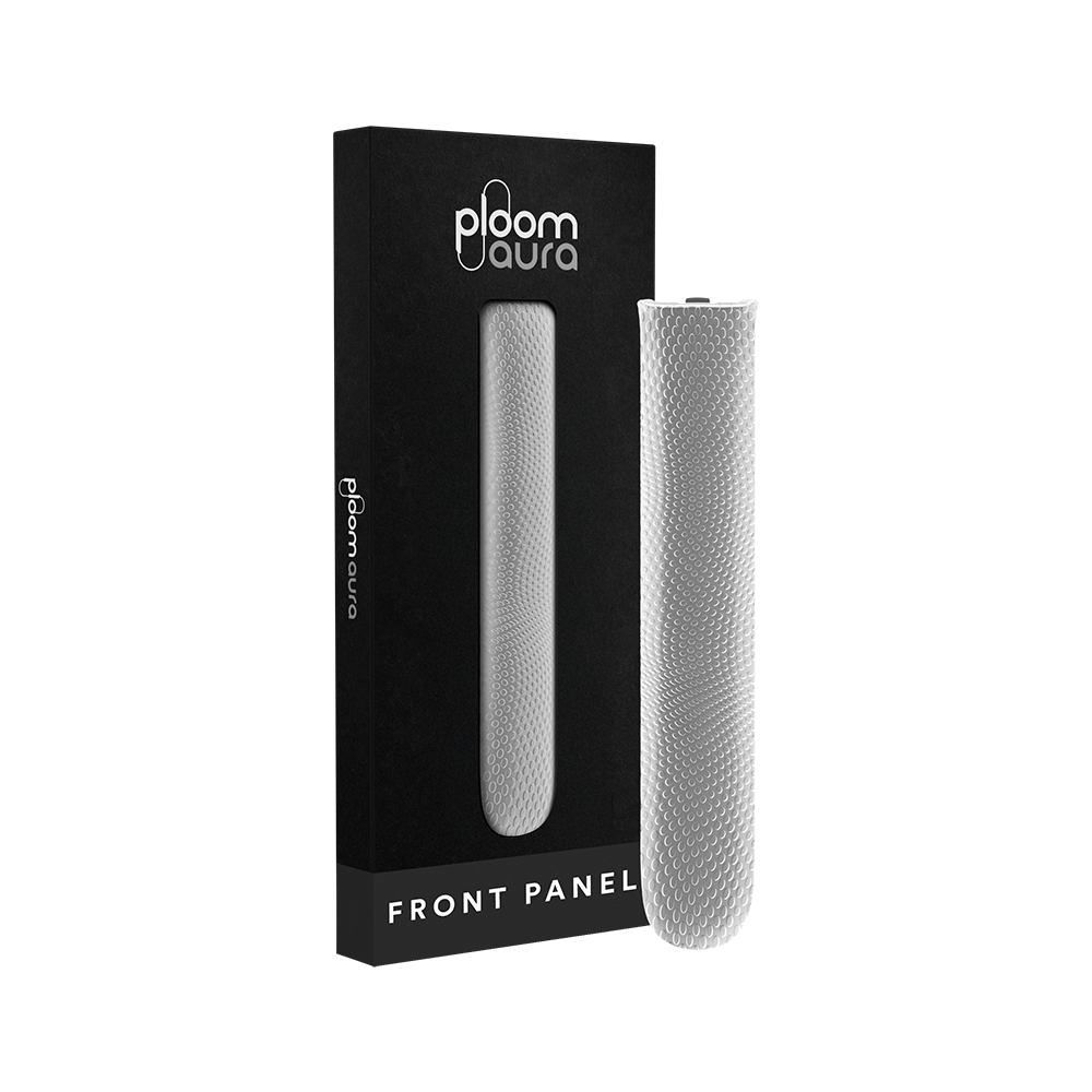 Ploom AURA Front Panel Jet Black Augmented Pattern pack
