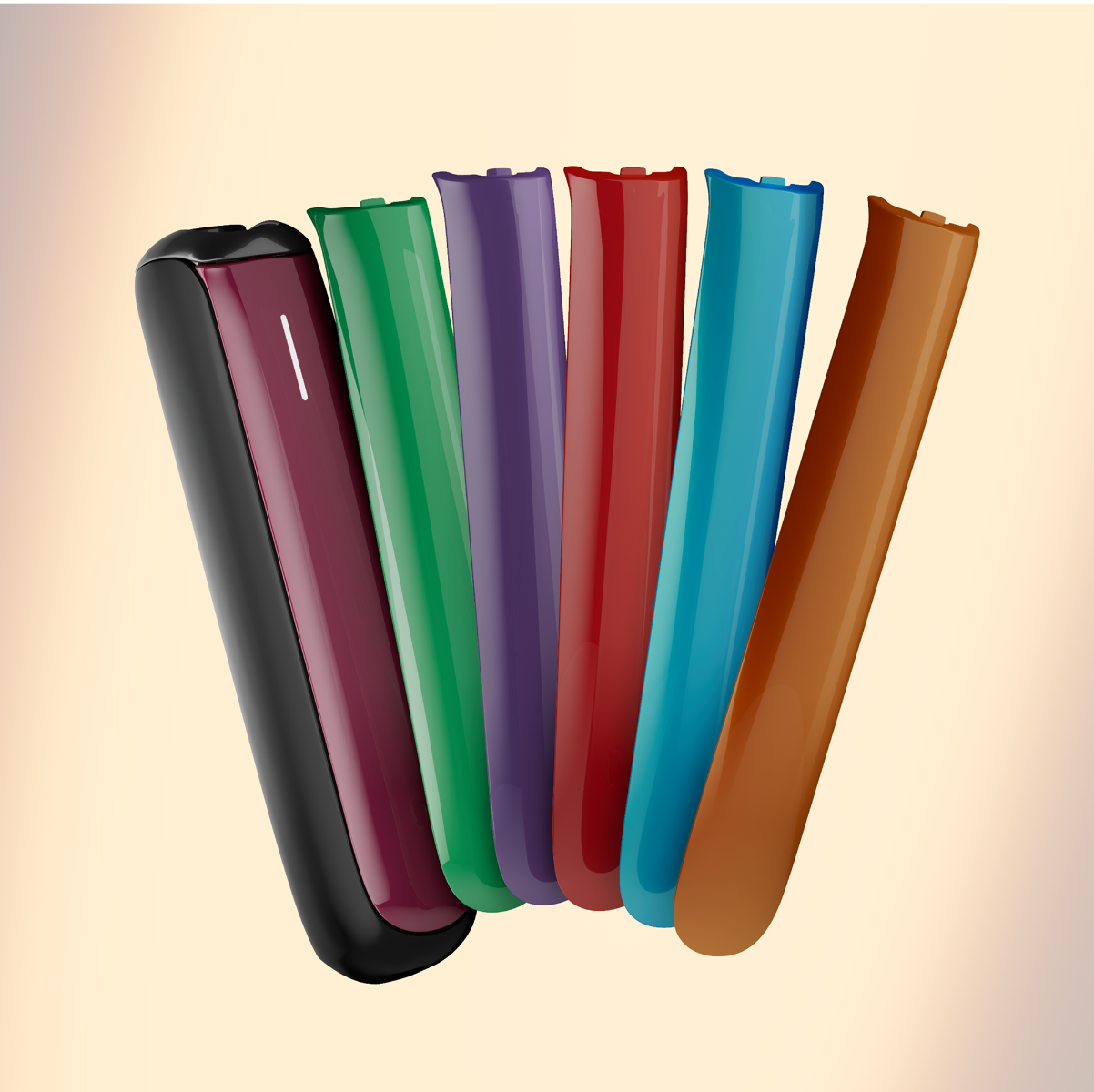 Navy Blue Augmented Pattern front panel for Ploom AURA and other assorted front panel color variations.
