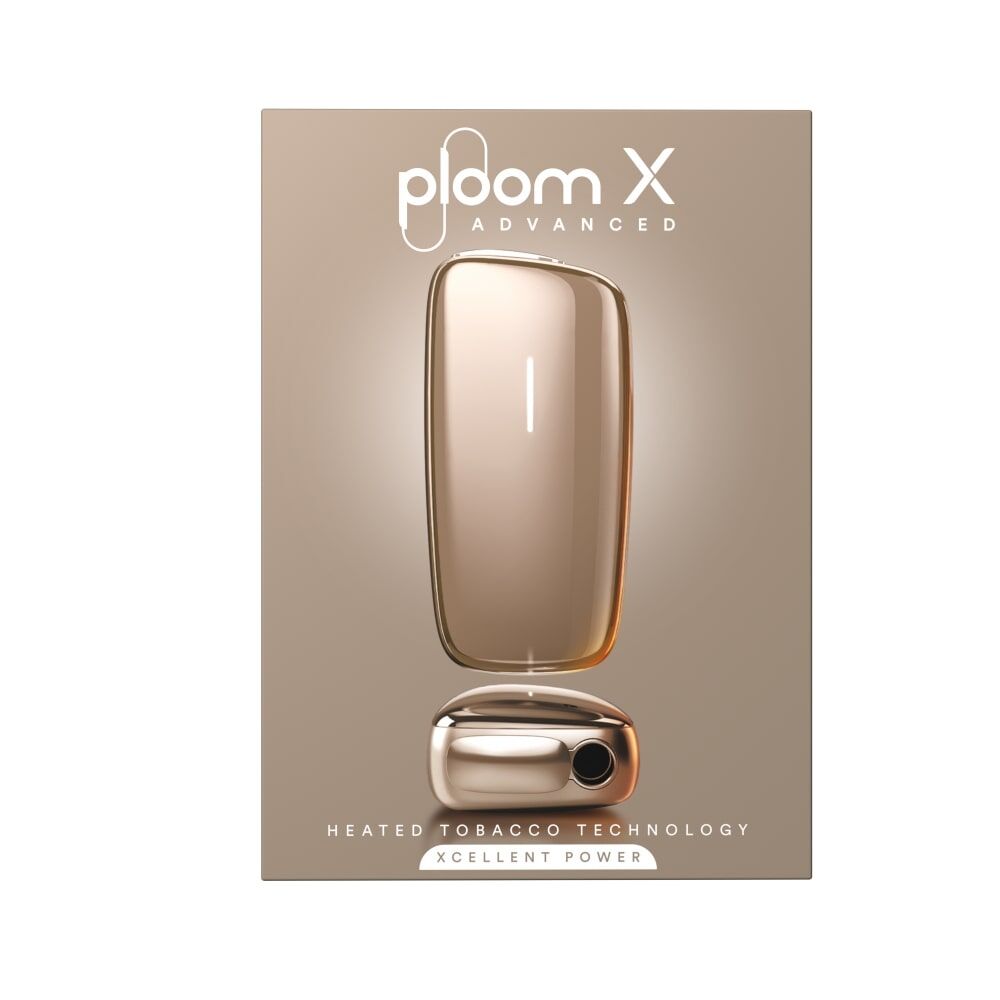 Ploom X Advanced Champagne Gold packaging
