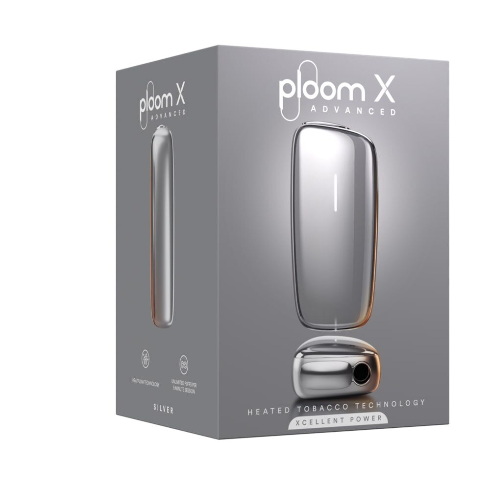 Ploom X Advanced Silver packaging