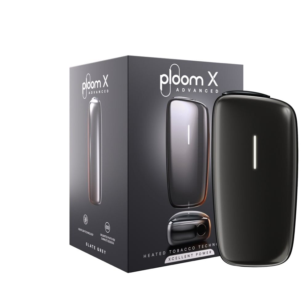 Ploom X Advanced Slate Grey secondary packaging