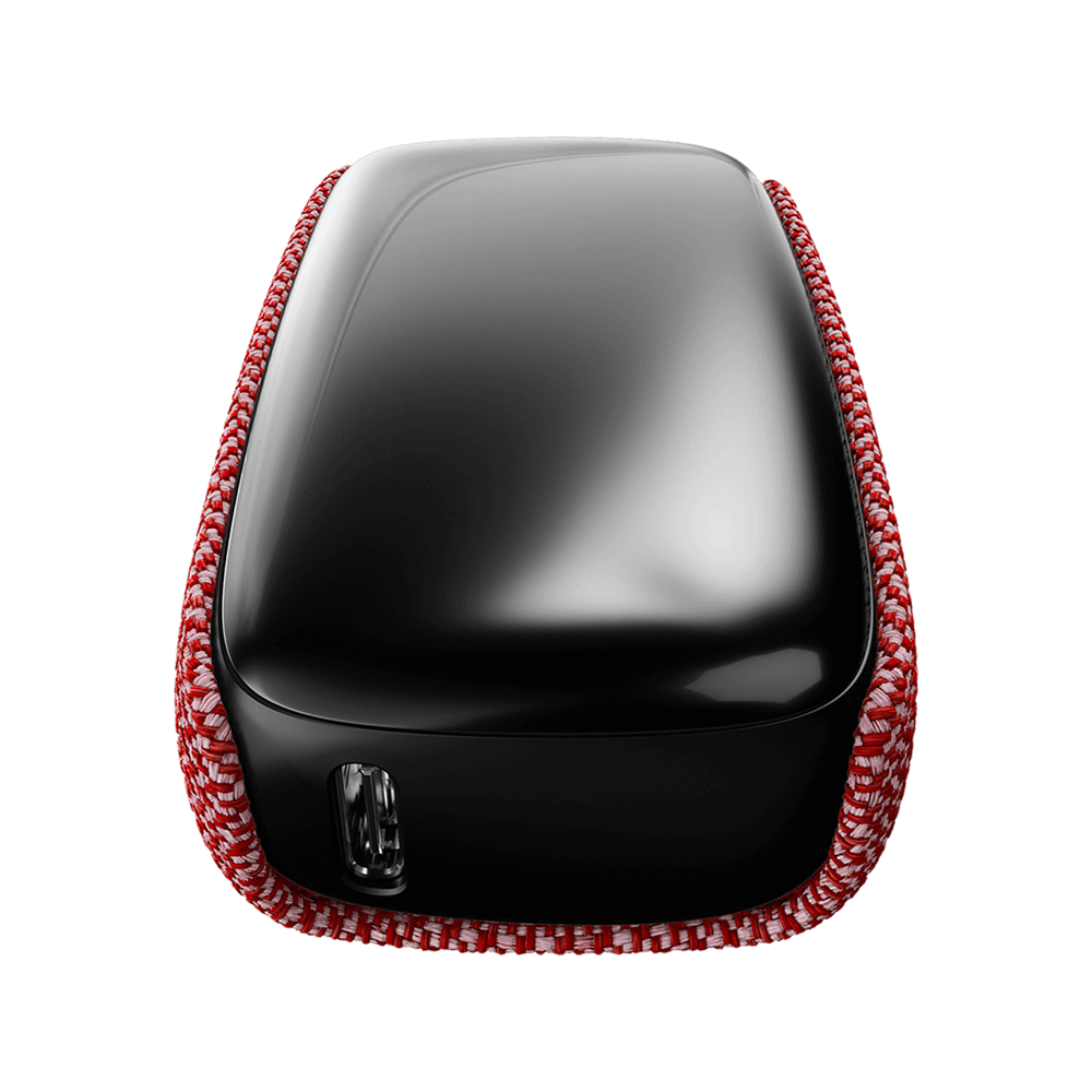 ploom x fabric back panel red