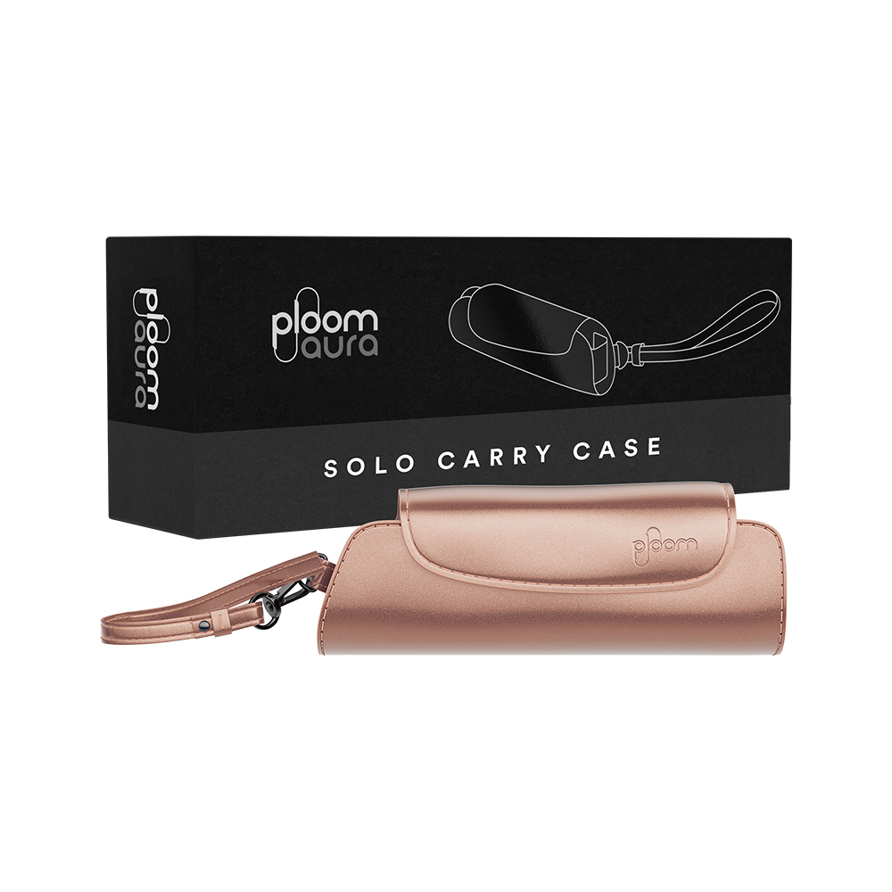 Ploom AURA Solo Carry Case Rose Gold pack
