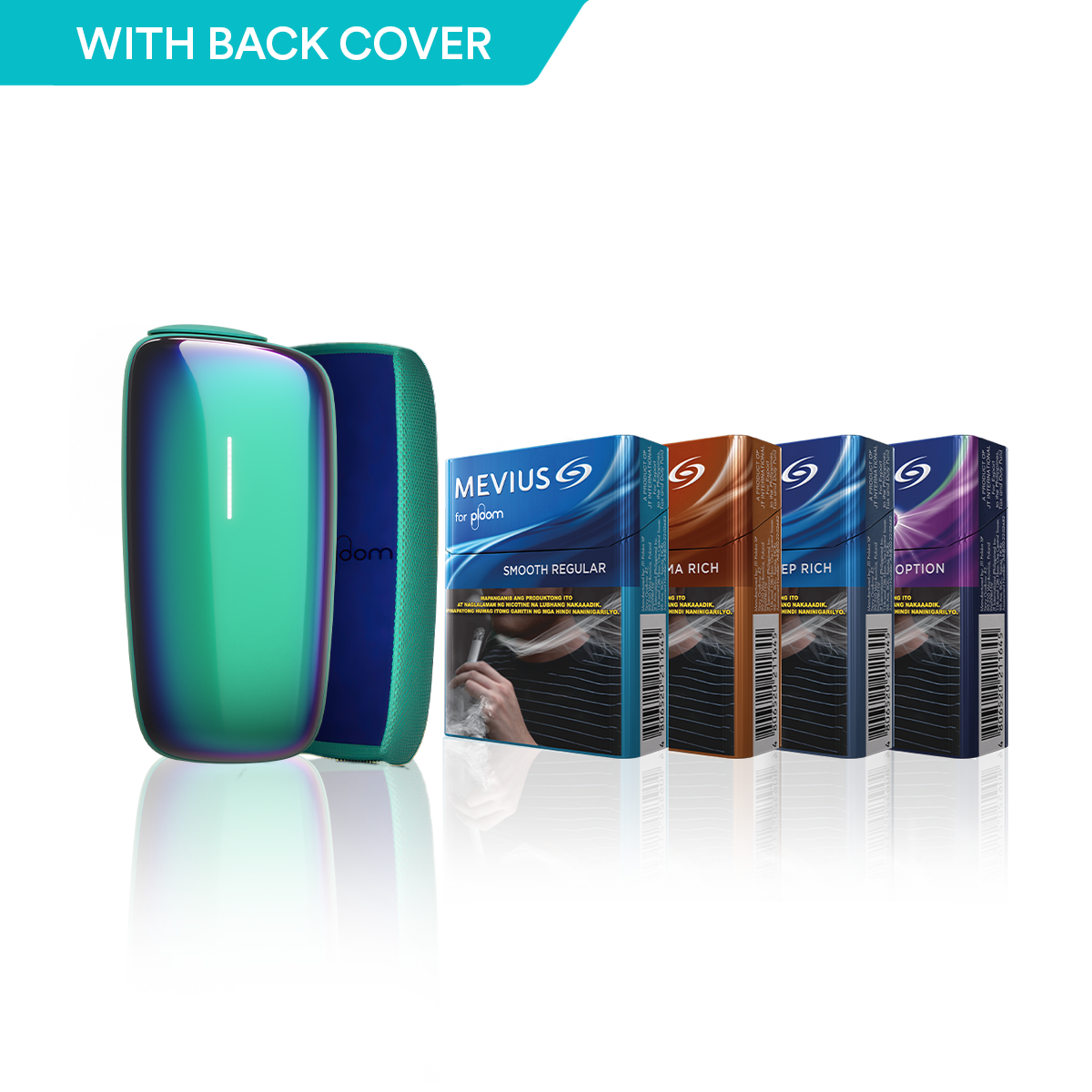 Aqua Halo Tobacco + Back Cover Kit