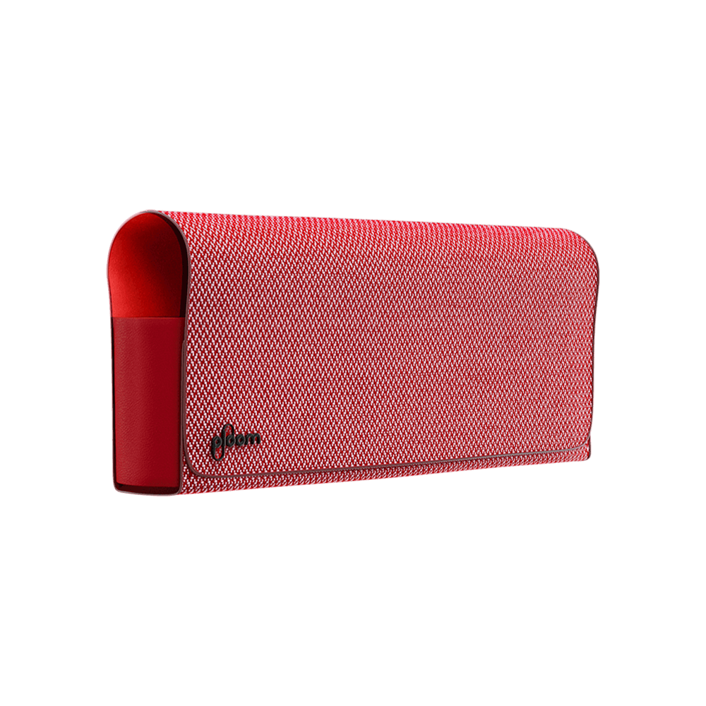 Ploom X Advanced fabric carry case red closed lateral
